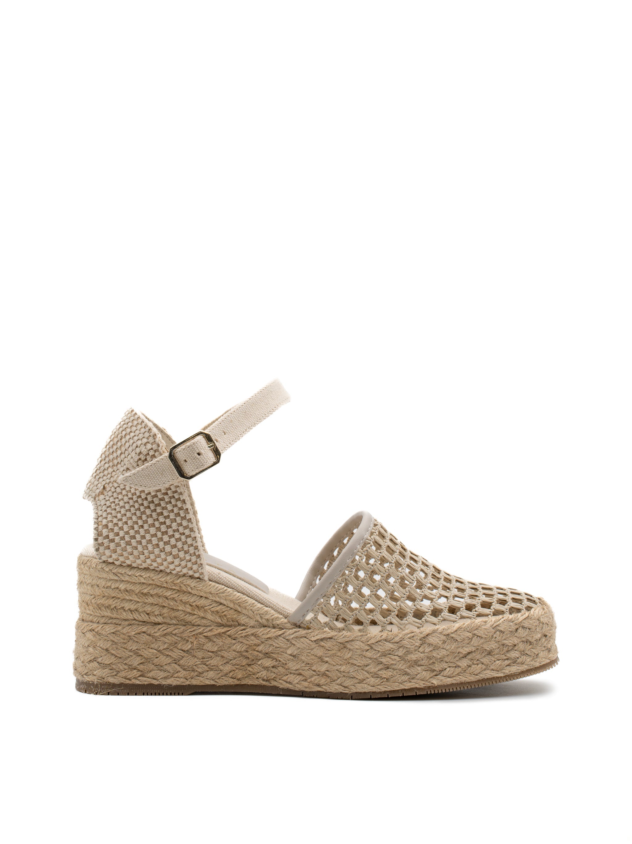 KAIA RAFFIA MACRAMÉ C/ECRU