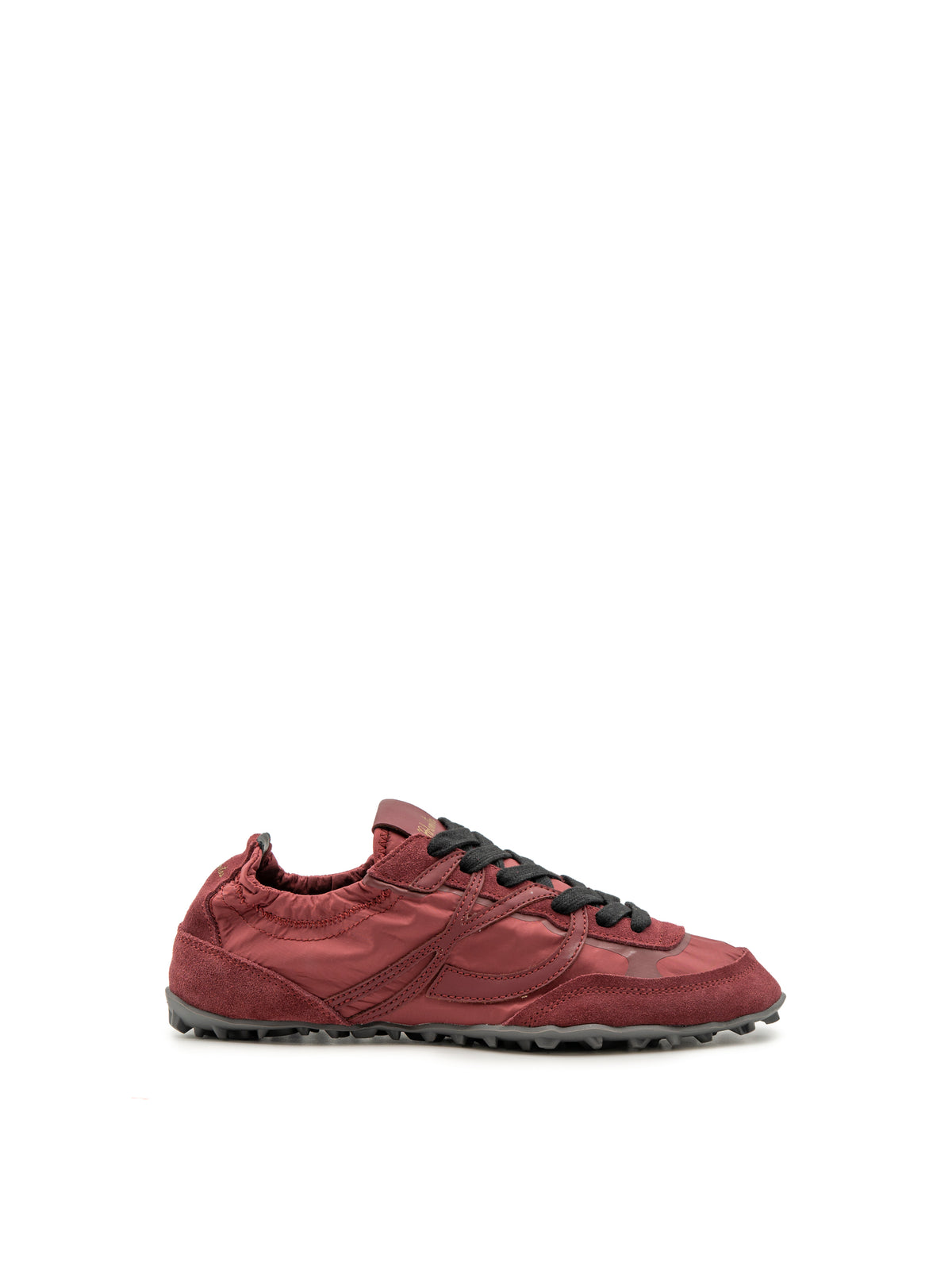 SIENNA NYLON SUEDE BURGUNDY
