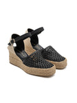 KAIA RAFFIA MACRAMÉ BLACK