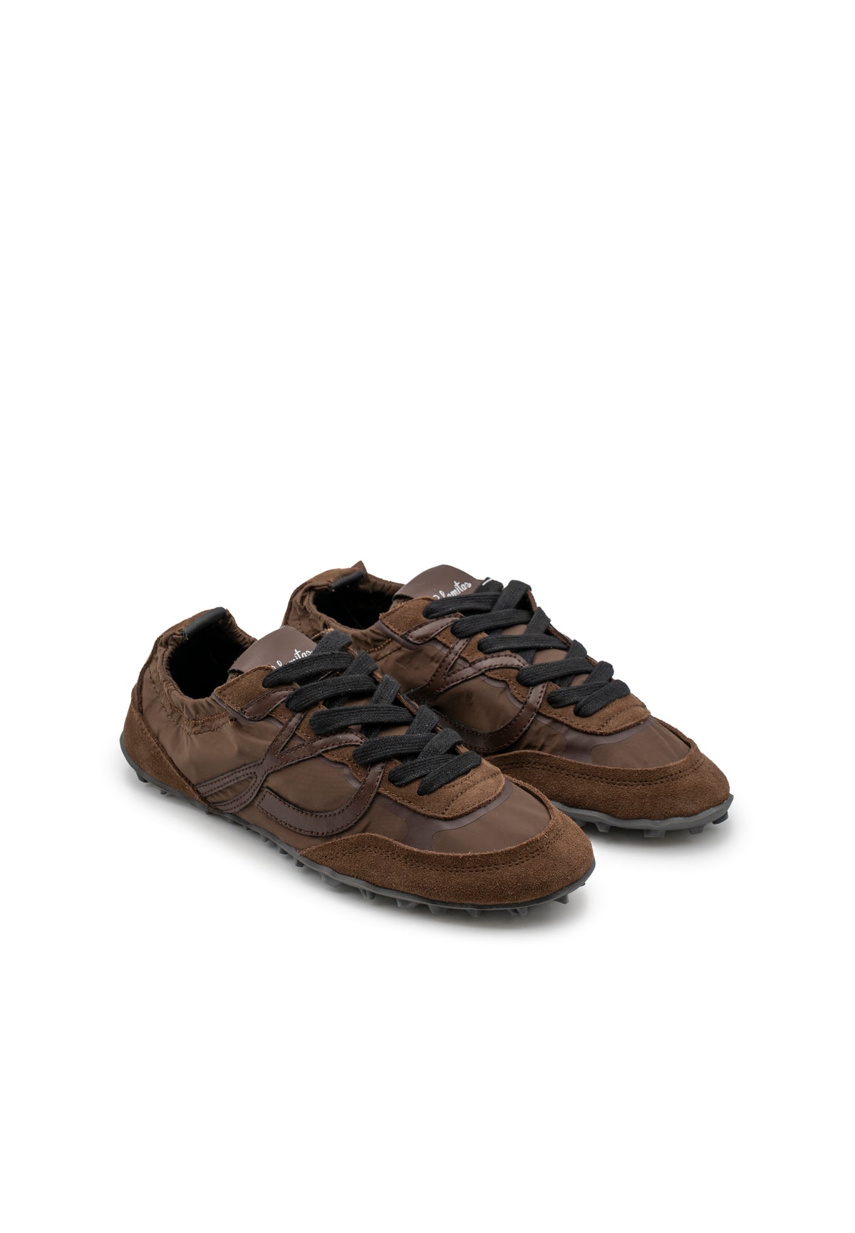 SIENNA NYLON SUEDE CHOCO