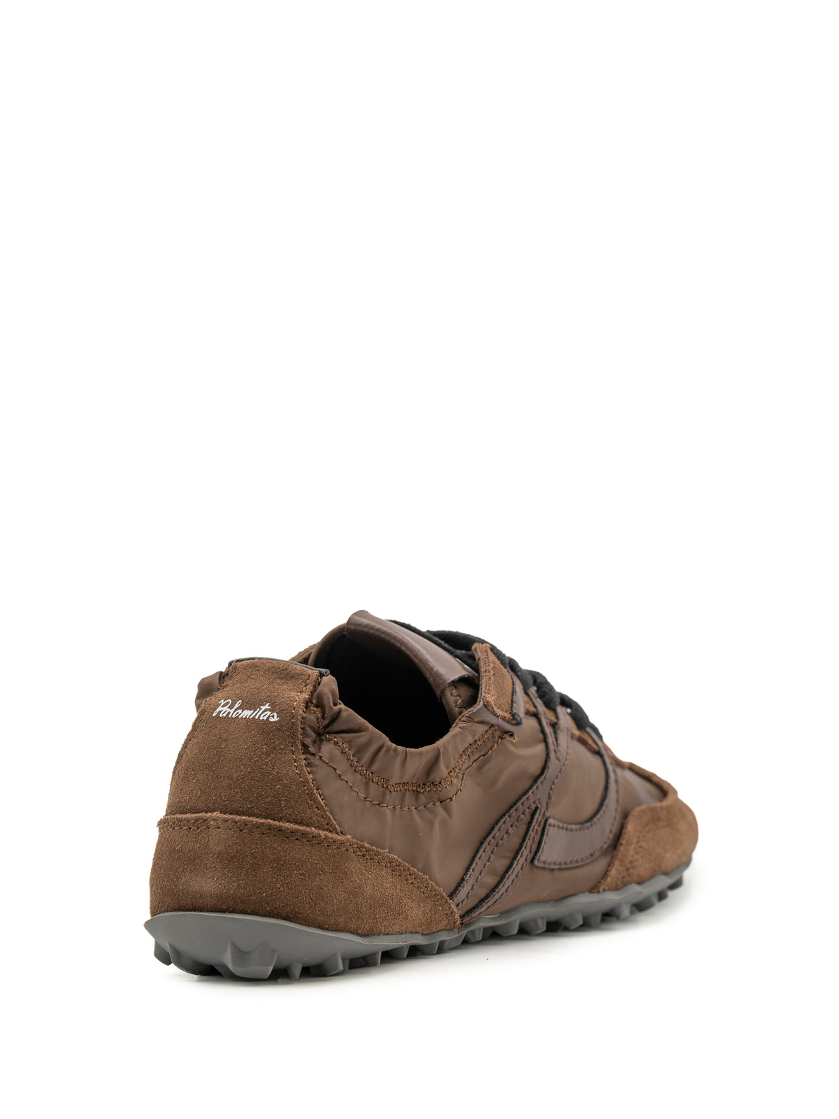 SIENNA NYLON SUEDE CHOCO